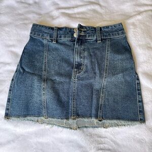 Windsor Blue Denim Mini Skirt